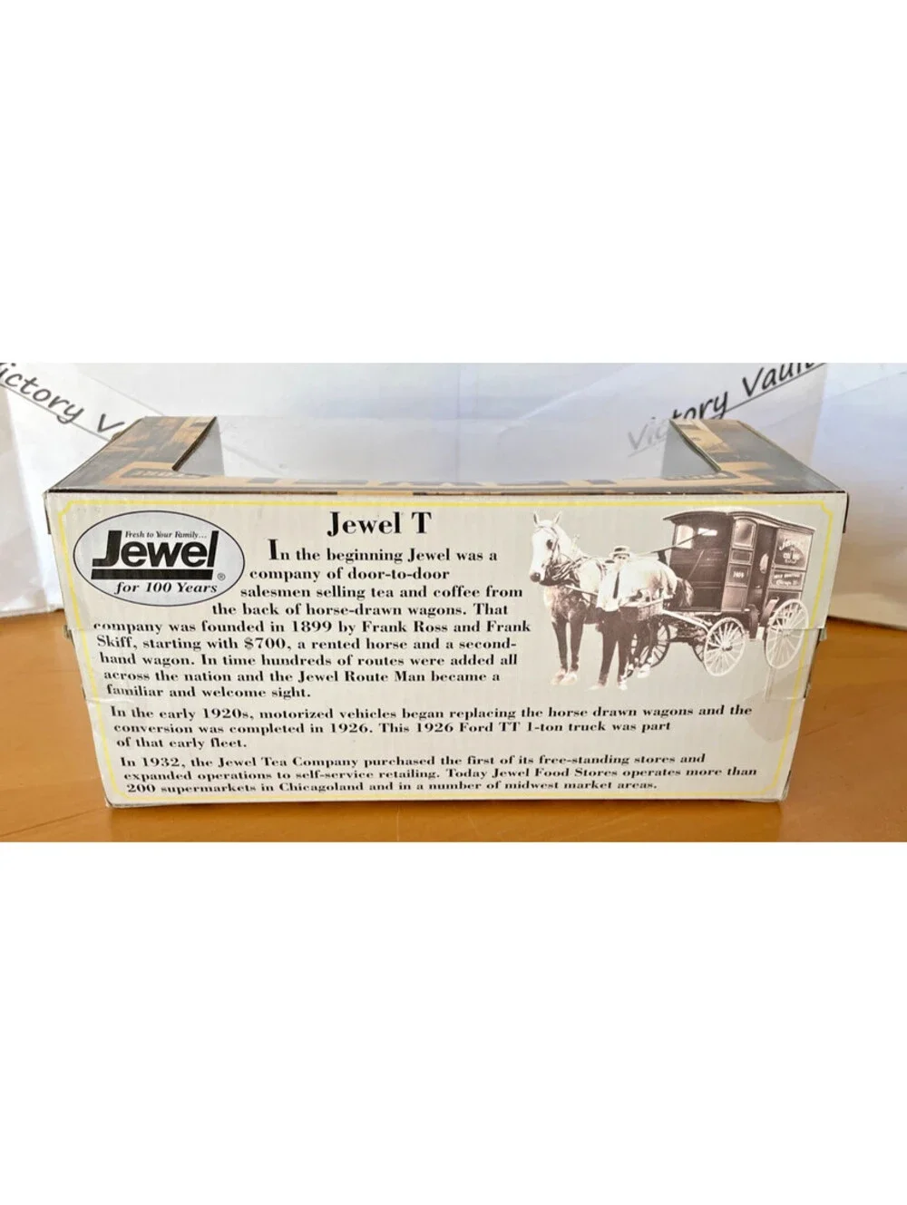 TootsieToy JEWEL Food Stores 100 Years Diecast 1926 Ford TT Truck MIB